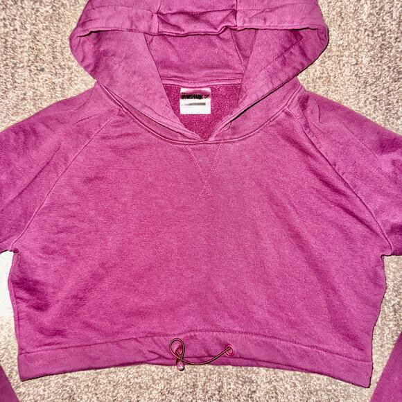 Gymshark Purple Short Sleeve Hoodie - Picture 7 of 8